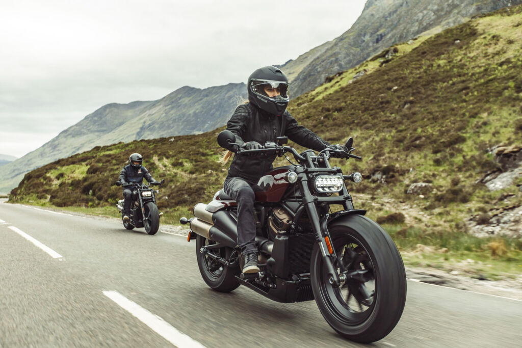 Riding the Harley-Davidson Sportster S on the open roads