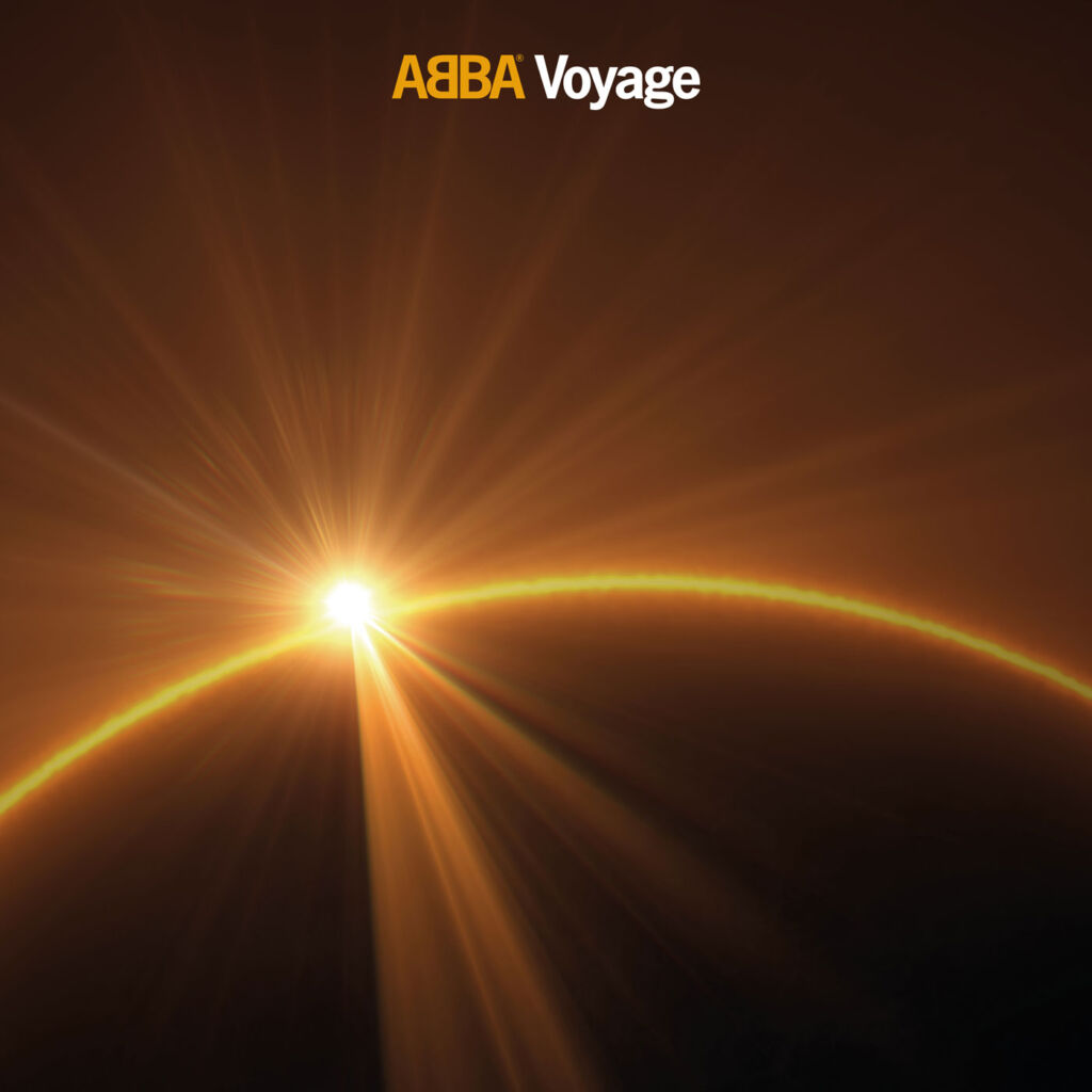 The cover of the new album showing the sun rising over the planet