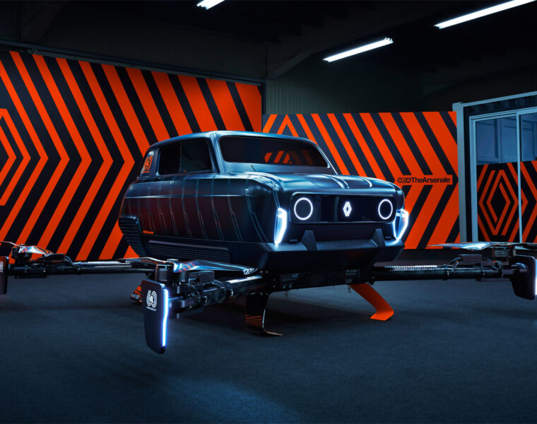 Renault & TheArsenale's AIR4 Takes the Iconic Renault 4 to New Heights