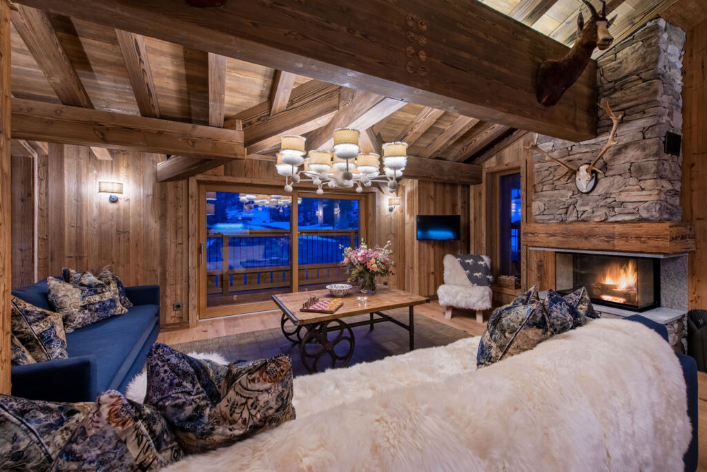 Inside one of Bramble Ski's luxurious chalets