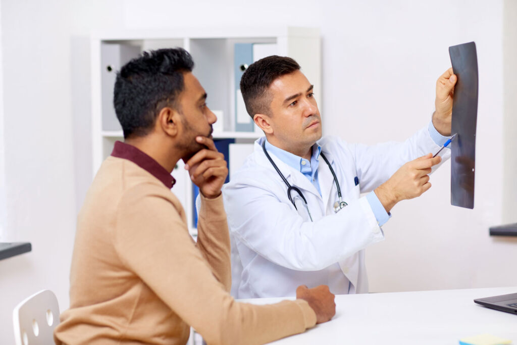 Getting the results of a prostate examination