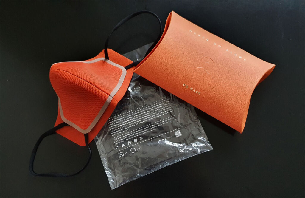 Never Go Alone Limited Edition Go Mask in Orange