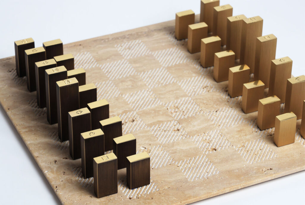 Tarek Elkassouf Creates the Ultimate Chess Set for Fans of Minimalism