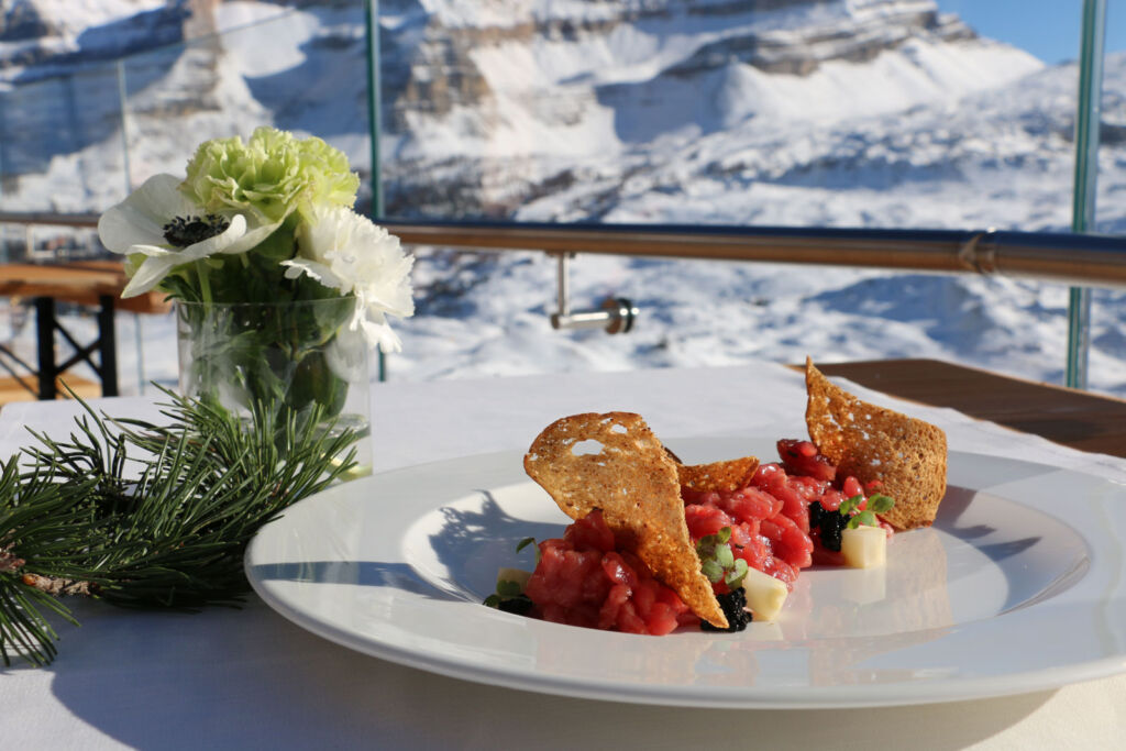 One of the incredible food dishes available at Chalet Fiat