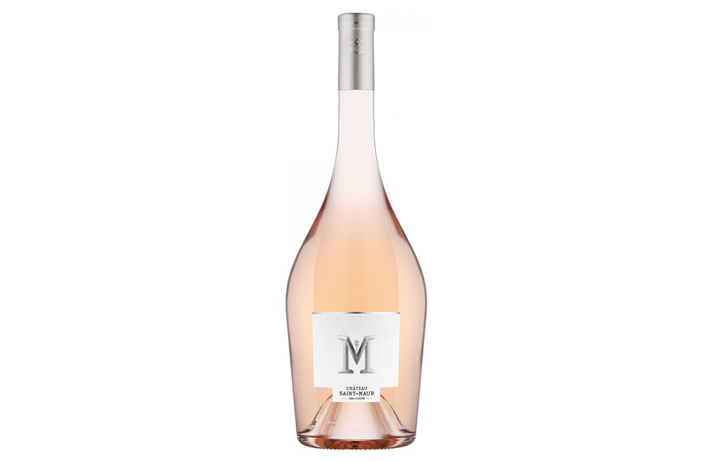A bottle of Château Saint Maur, Côtes de Provence, Rosé Cru Classé Saint-M