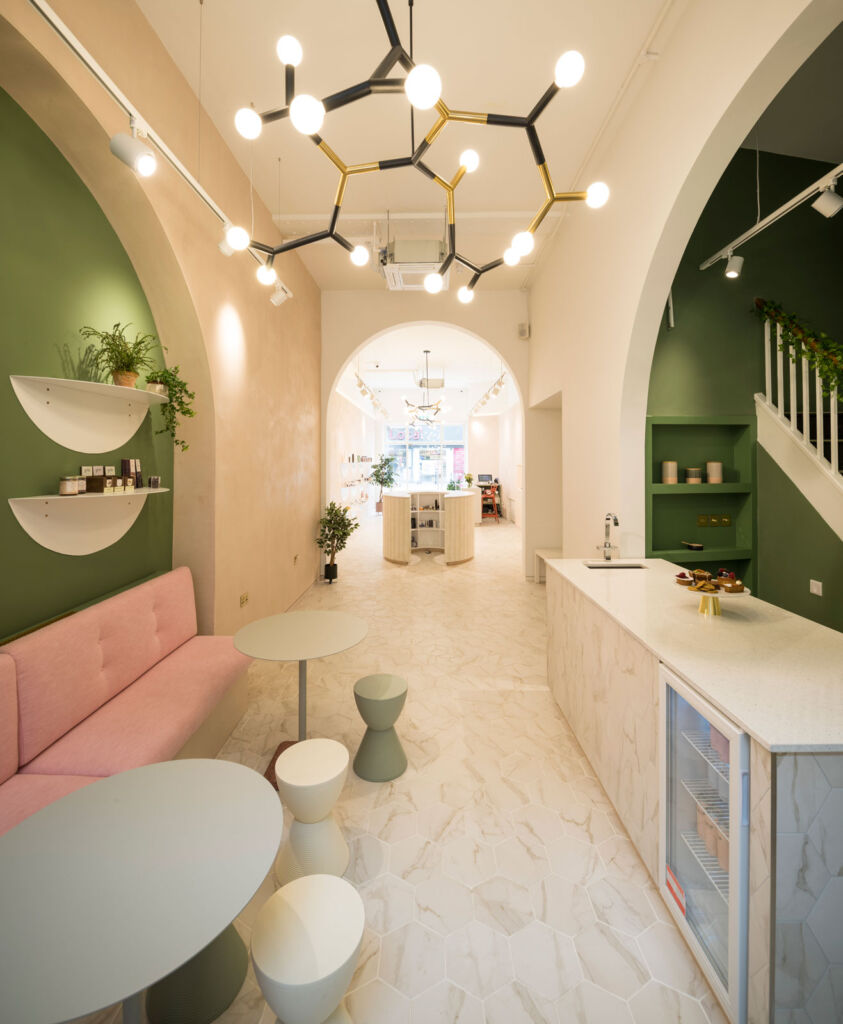 The interior of the Molecule shop in London