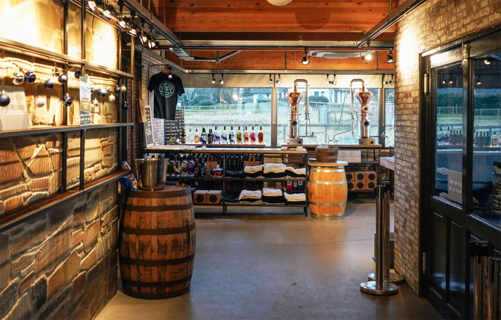 A look indie the In The Welsh Wind Distillery