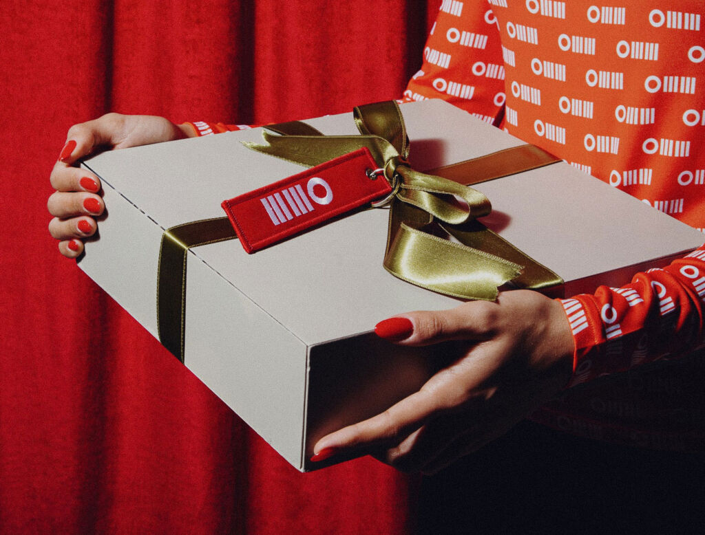 A beautifully wrapped OMM gift