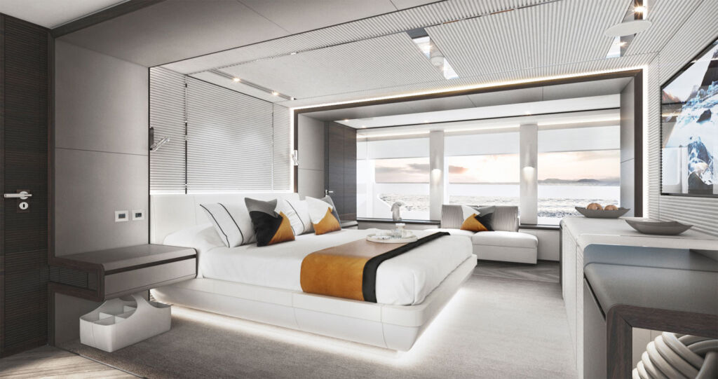 The Owner's Stateroom on Heesen's Project Jade