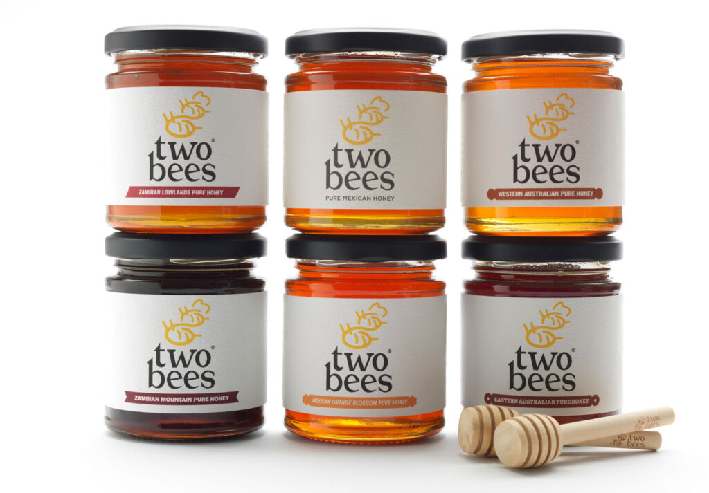 The current flavours of honey available from the company