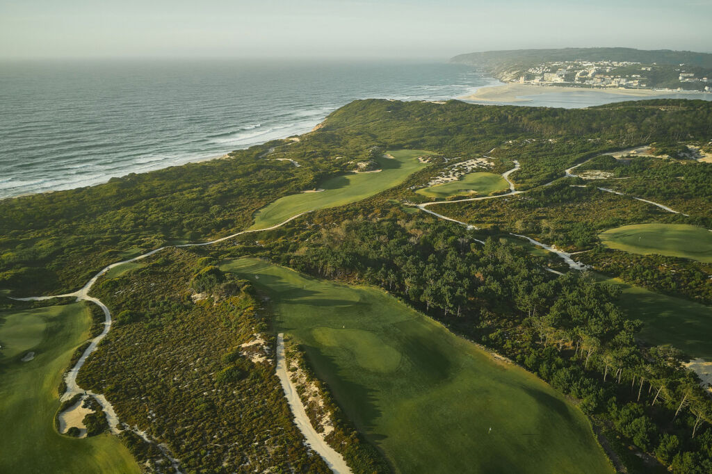 West Cliffs Golf Links viewed from above