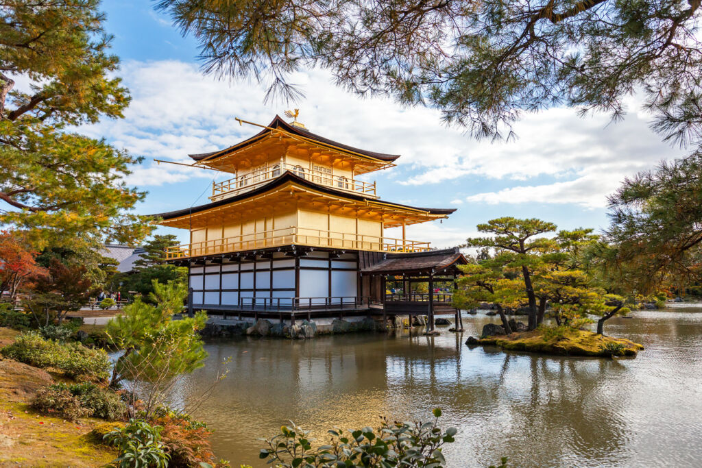 The Kinkakuji Temple Golden Pavilion