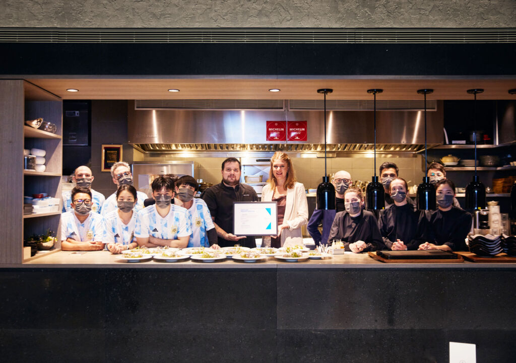 Chef Agustin Balbi Named Ambassador of Marca Pais by Argentinian Government 6 Chef Agustin Balbi being awarded Ambassador of Marca Pais at Ando