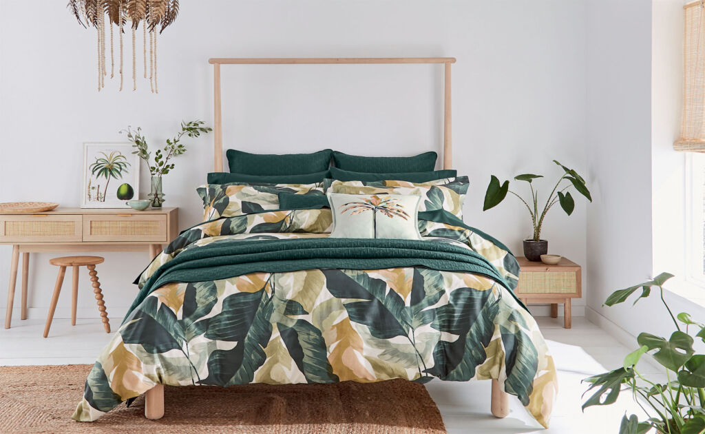A Ted Baker bedding set using calming colours