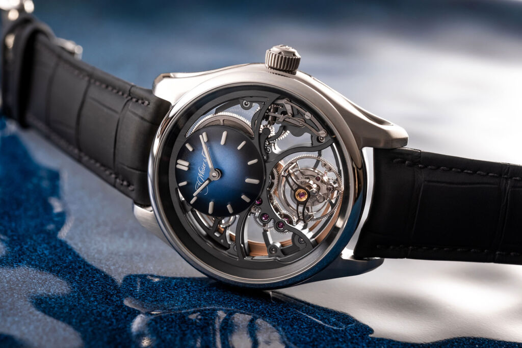 The Pioneer Cylindrical Tourbillon Skeleton Watch from H. Moser & Cie