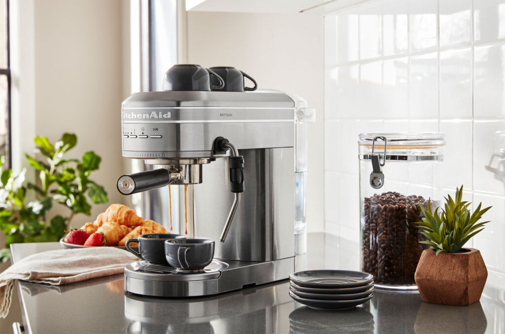 KitchenAid's Artisan Semi-automatic Espresso Machine Makes Anyone a Barista