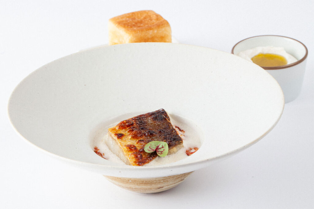 One-Sided Crispy Threadfin with Savoury Soy Milk Soup