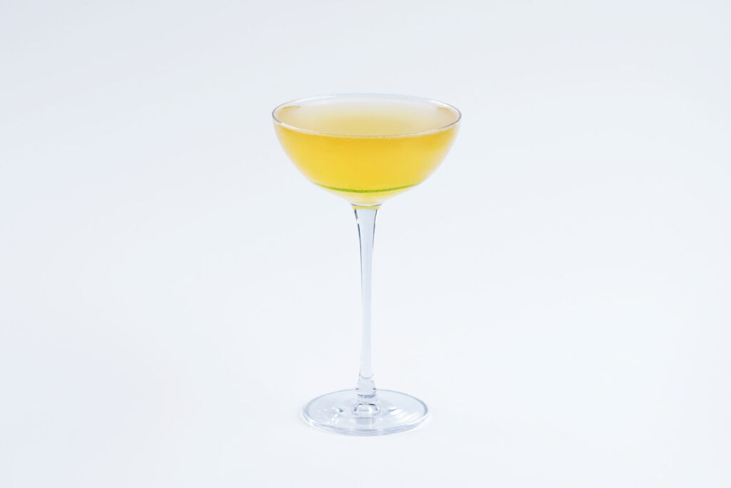 A closeup view of the Toreador cocktail