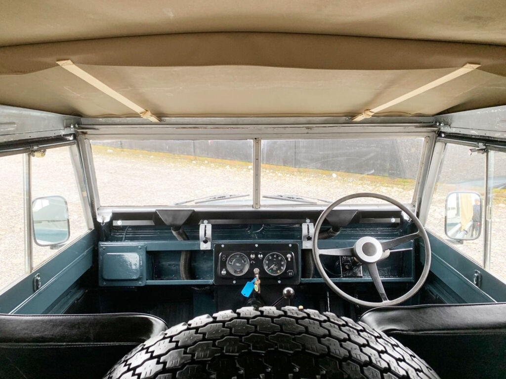The dashboard on one of the vintage models