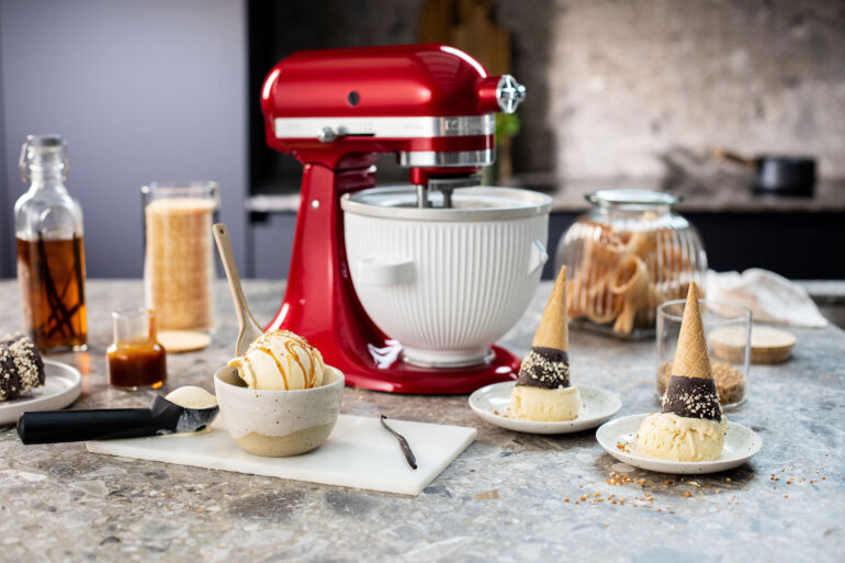 The New KitchenAid Ice Cream Maker Attachment Makes Summertime Delicious