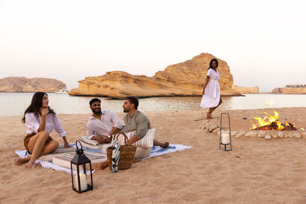 Couples escaping the stress of the modern world at Jumeirah Muscat Bay