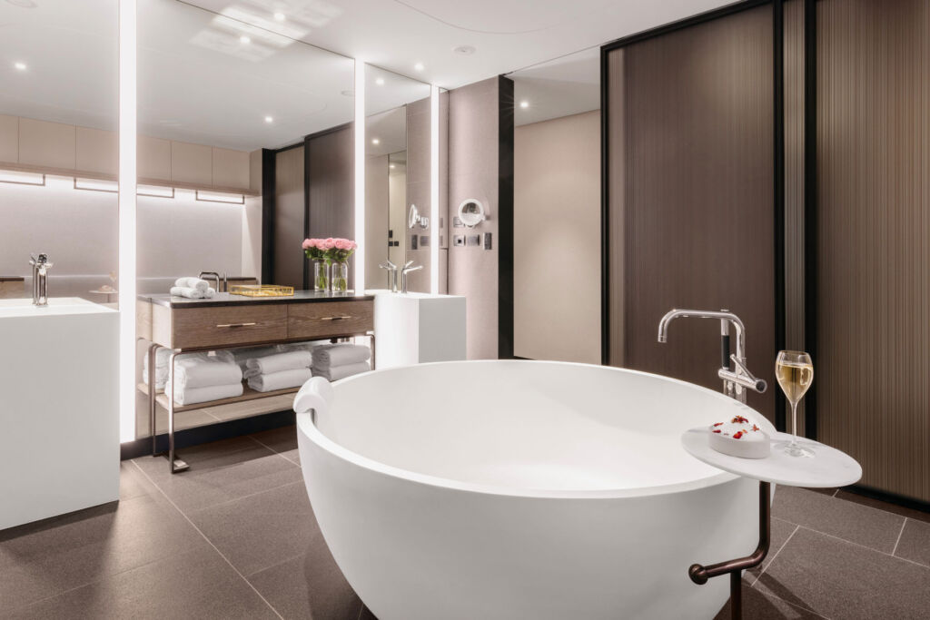 One of the luxury bathrooms suites