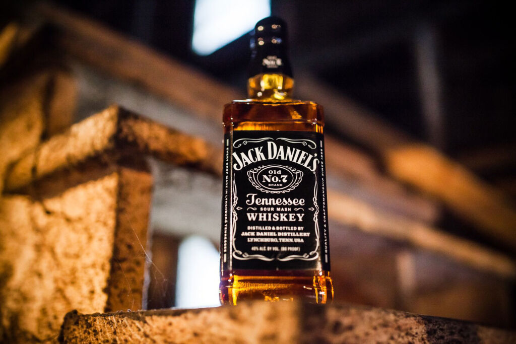A bottle of Jack Daniel's whiskey