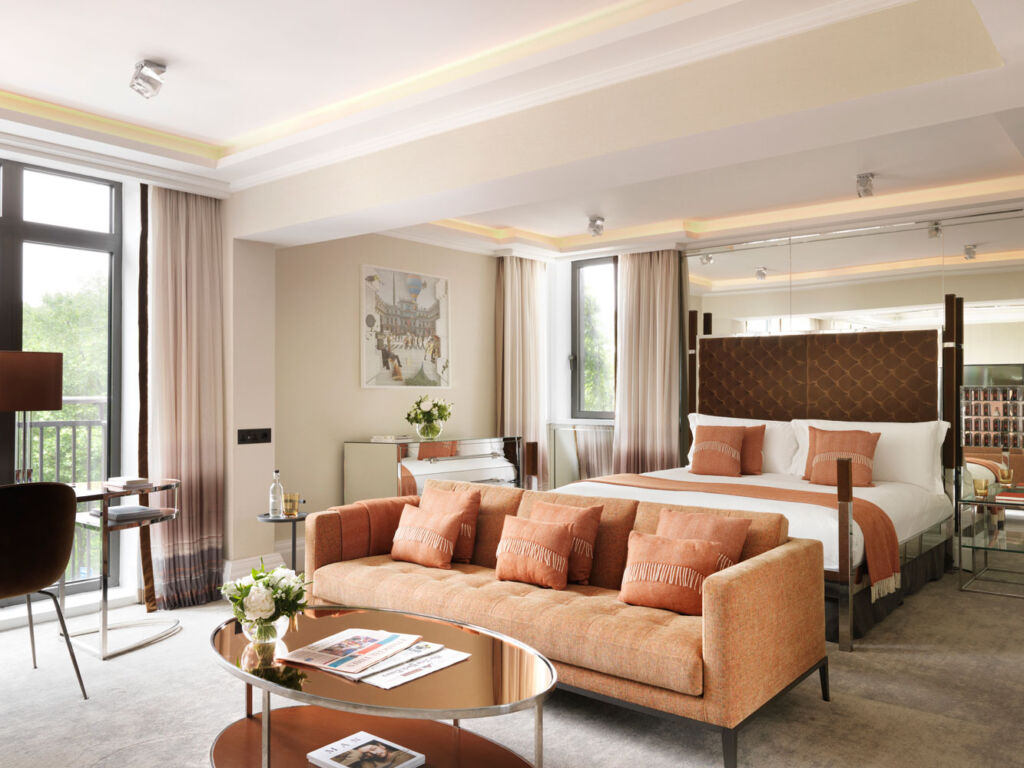 A look inside the hotel's luxury bedroom suites
