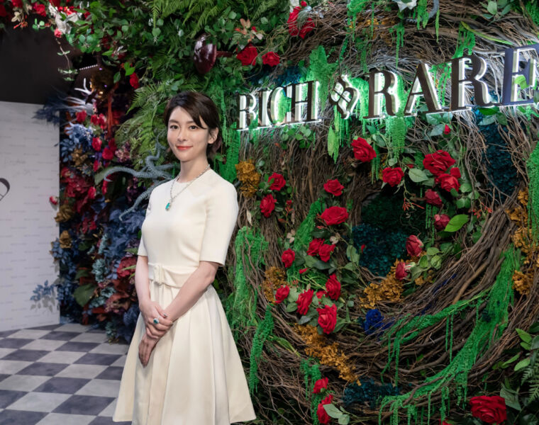 Elsa Zhao at the RichandRare Jewellery flagship in Central