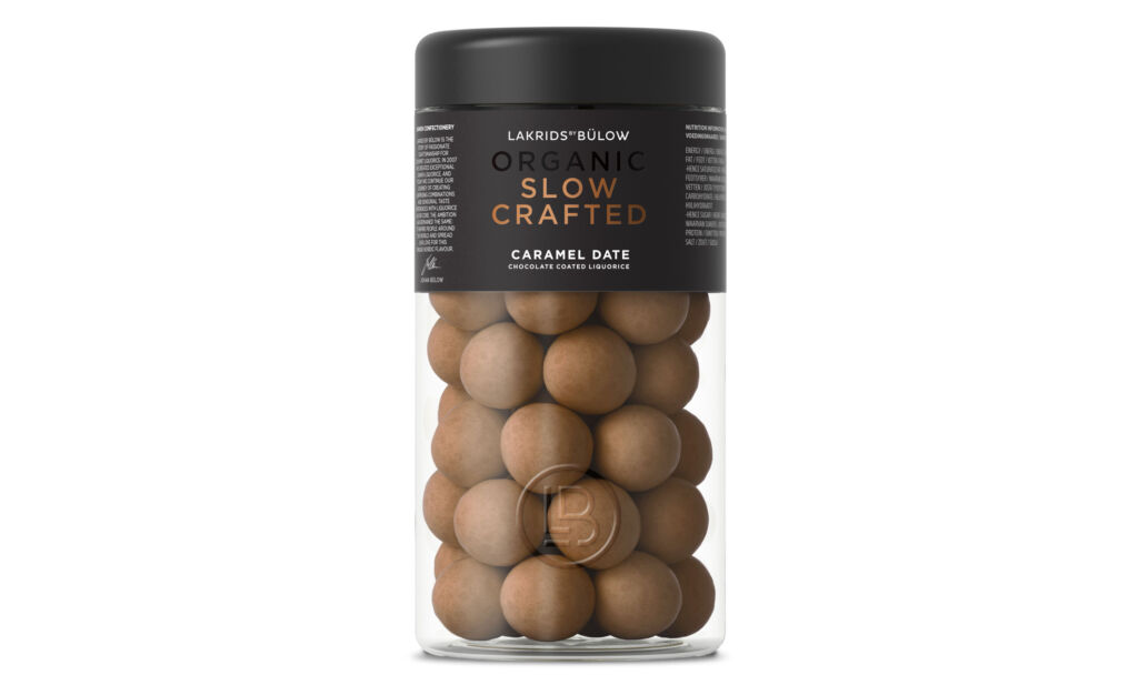 A jar of the Slow Crafted Caramel Date