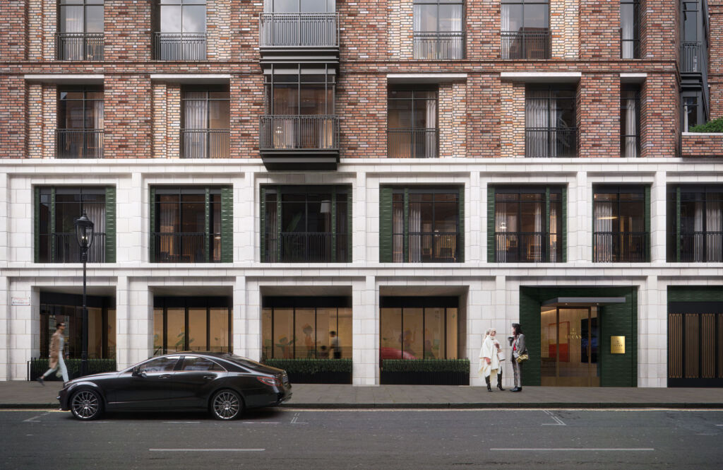 The proposed exterior of The Lucan, Autograph Collection Residences in London