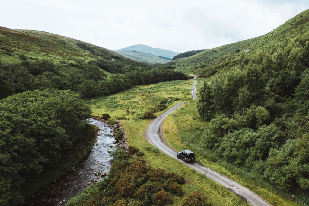 An image showing the incredible countryside you can expect to drive through