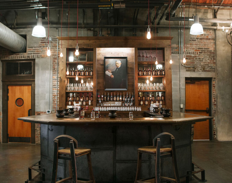 The tasting room inside Nelson's Green Brier Distillery