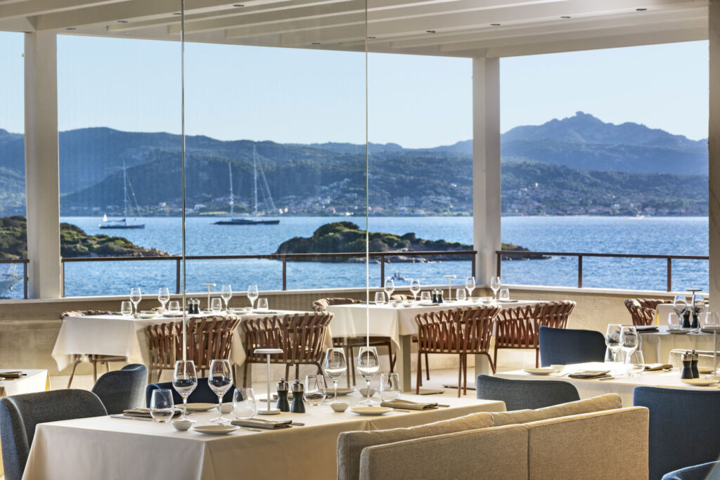 The incredible views from the Capogiro restaurant