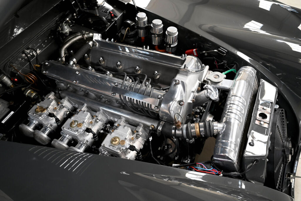 A view of the XK engine showing the new digital fuel injection system