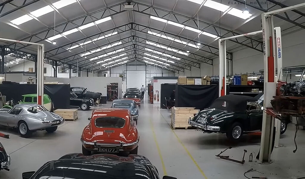 Classic cars waiting to be worked on