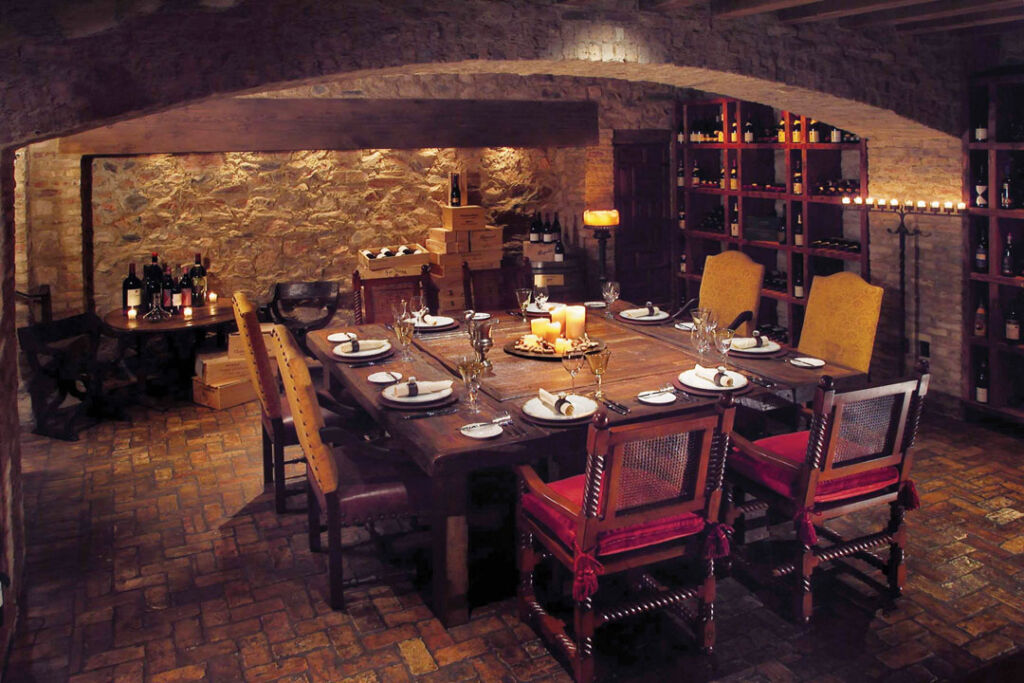 Inside LON's subterranean wine cellar