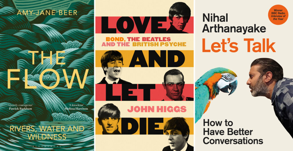 Three of the books that will be discussed at the festival