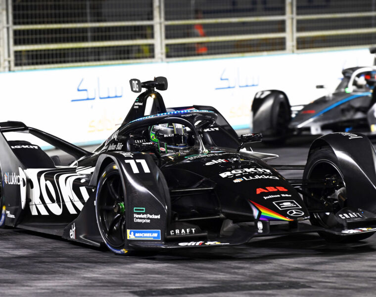 The 2022 Formula E Race at London's ExCel