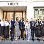The Dior boutique opening and ribbon cutting event in Oslo