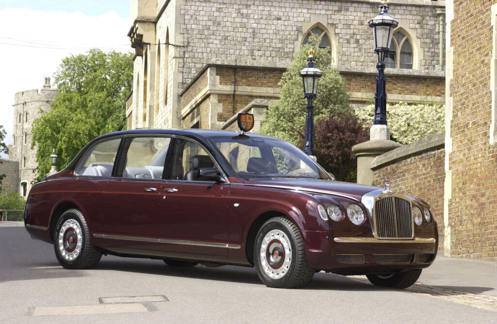 The latest addition to the Royal fleet of cars, a bespoke Bentley Mulsanne