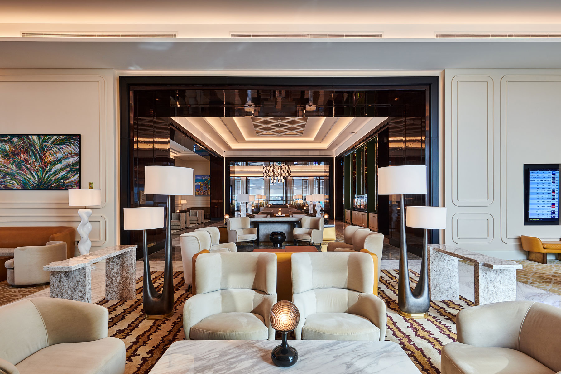 The Pearl Lounge At Bahrain International Airport By Champalimaud Design The Pearl Lounge At Bahrain International Airport By Champalimaud Design