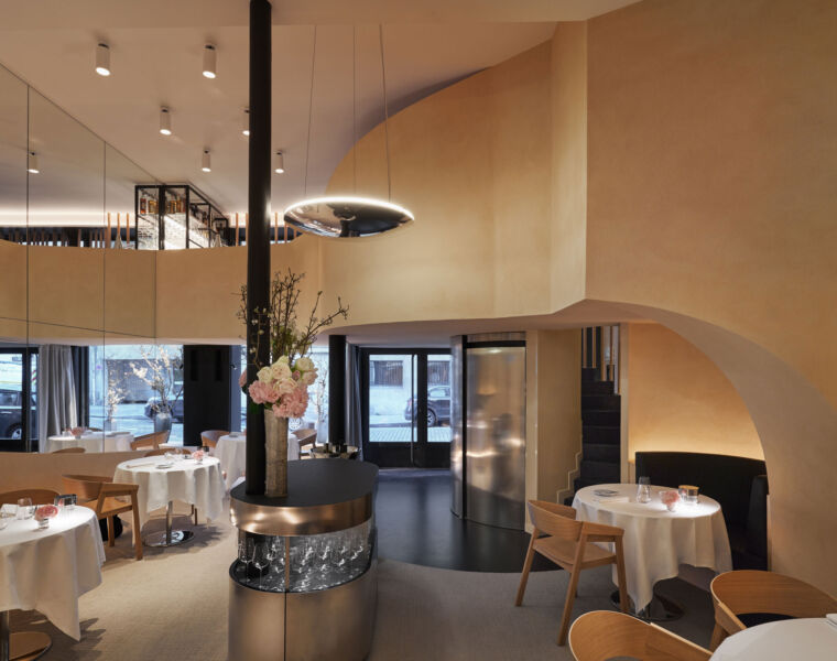 Inside Ortensia, CUT Architectures New Parisian Restaurant Project