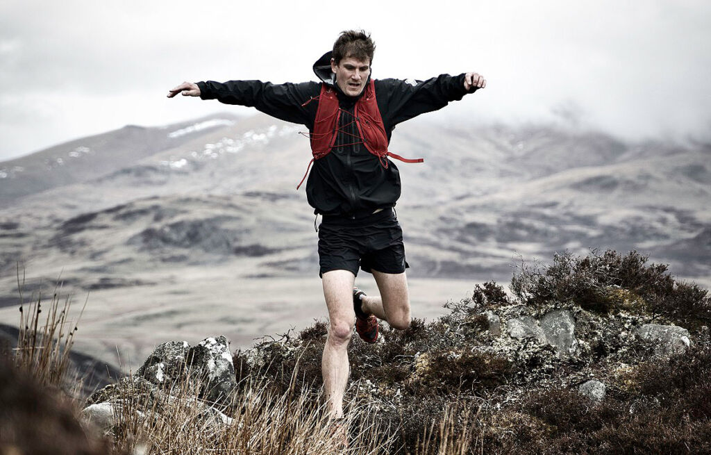 A male athlete competing in the first edition of the Highland Kings Ultra