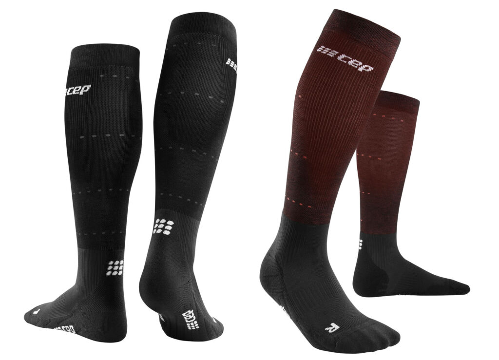 An image showing the CEP Infrared Recovery Socks working