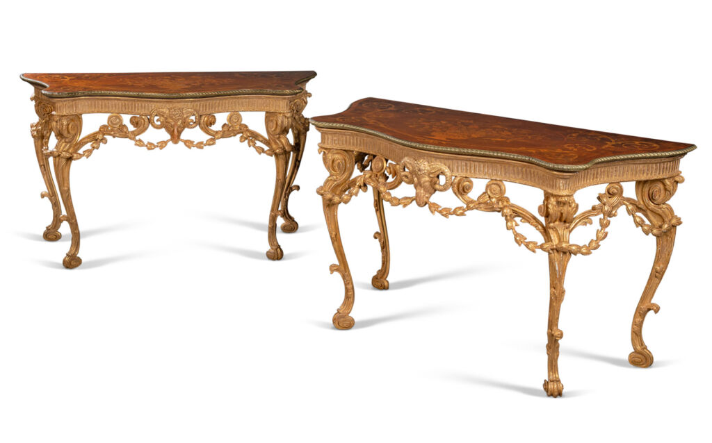 A pair of George III Pier tables