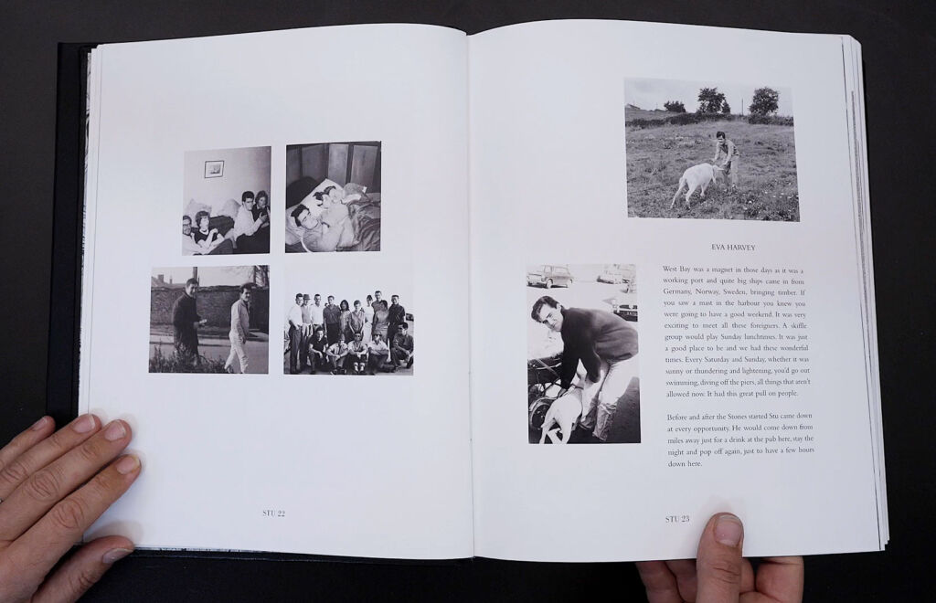 Some of the rare, some unpublished black and white images in the book