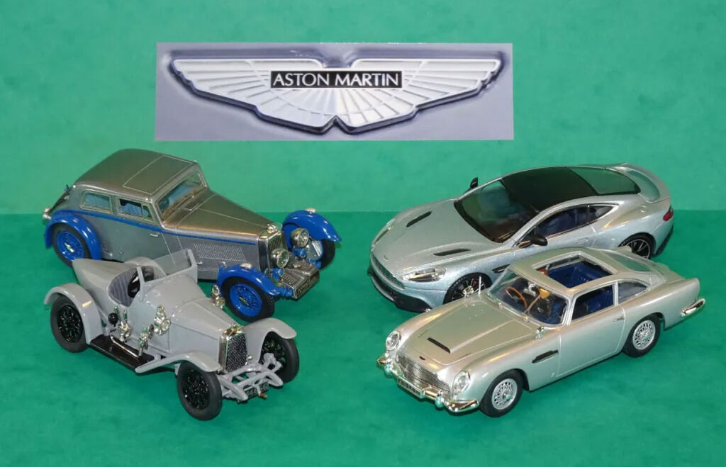 Some of the Aston Martin models in the collection