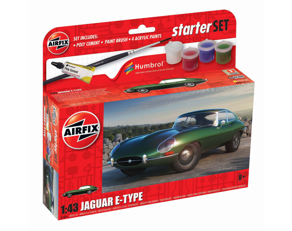 The Jaguar E-Type model starter set