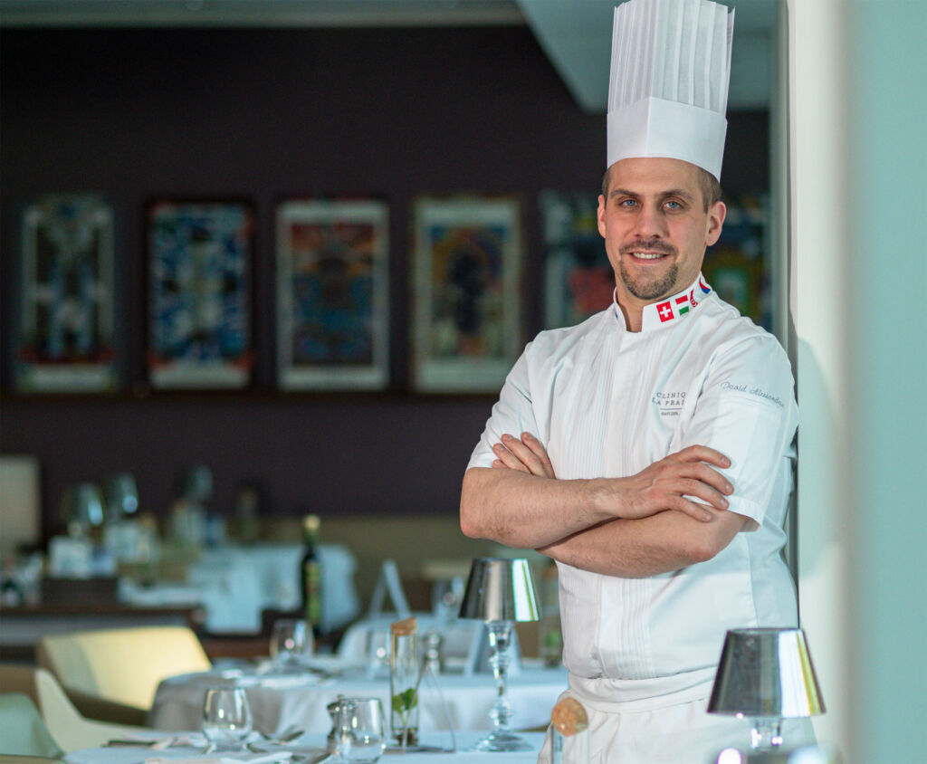 David Allesandria, the programmes nutritional chef